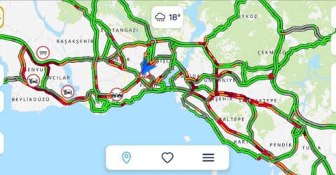 İstanbul’da kısıtlama sonrası trafik yoğunluğu