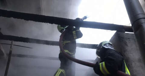 Keresteciler sitesinde yangın ucuz atlatıldı