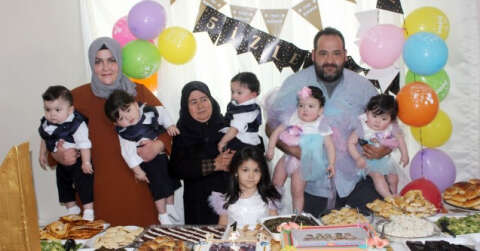 Bakan Selçuk’tan Hataylı beşizlere doğum günü pastası