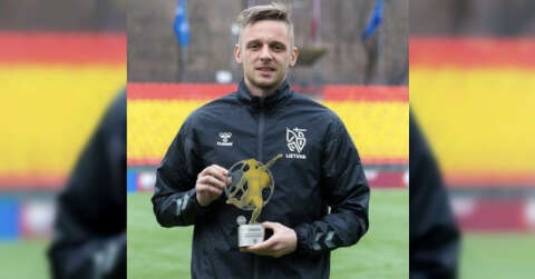 BB Erzurumsporlu Novikovas, Litvanya’da yılın futbolcusu seçildi