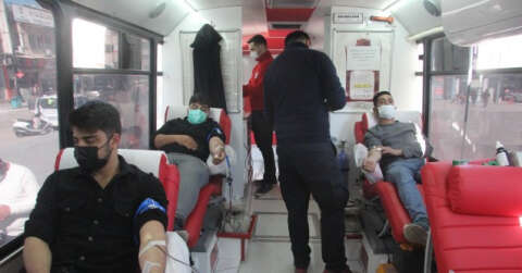 “İyi ki varsın kan dostum” kampanyasına Türk ve Suriyeliler’den destek