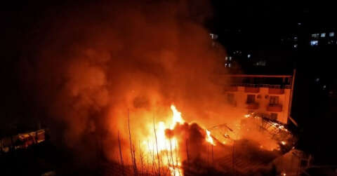 Kahramanmaraş’ta ordu evinde çıkan yangın söndürüldü