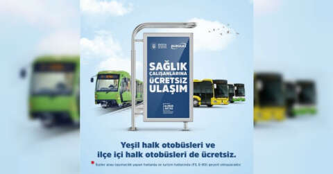 Sağlıkçılara bayram sonuna kadar ulaşım ücretsiz