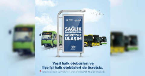 Sağlıkçılara bayram sonuna kadar ulaşım ücretsiz