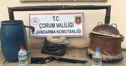 Çorum’da 10 bin 415 litre kaçak içki ele geçirildi