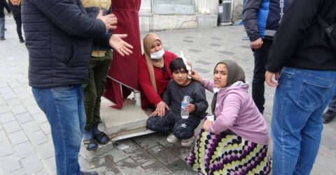 İstiklal Caddesi’nde çocuğa köpek saldırdı