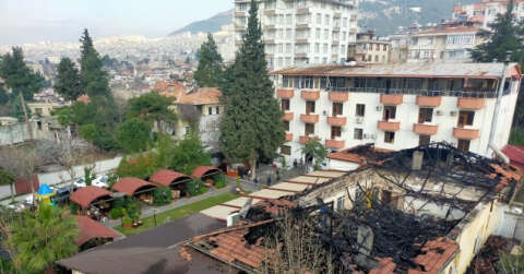 Ordu evindeki yangının boyutu gün ağarınca ortaya çıktı