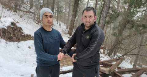 Türkiye şampiyonasına kar üstünde hazırlanıyor