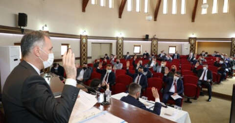 İnegöl'de nisan ayı meclis toplantısı yapıldı