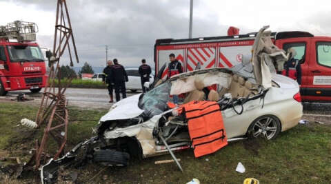 Kahramanmaraş’ta trafik kazası: 1 ölü, 2 yaralı