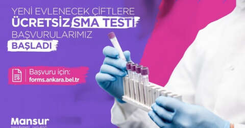 Ücretsiz SMA testi için başvuruları başladı
