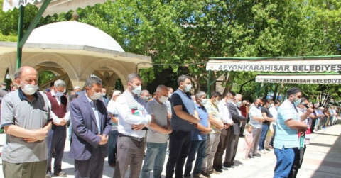 Filistin’de şehit olan vatandaşlar için Afyonkarahisar’da gıyabi cenaze namazı kılındı