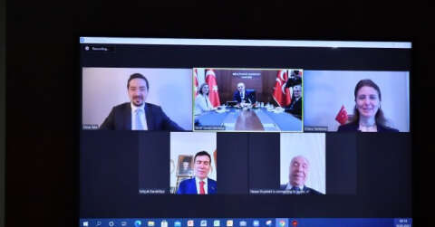 MHP’de partiler arası bayramlaşma video konferansla yapıldı