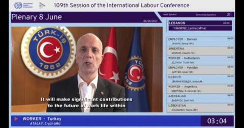Türk-İş Genel Başkanı Atalay, ILO Konferansı’na katıldı