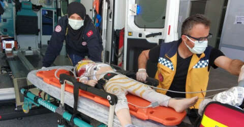 Samsun’da 3. kattan düşen çocuk ağır yaralandı