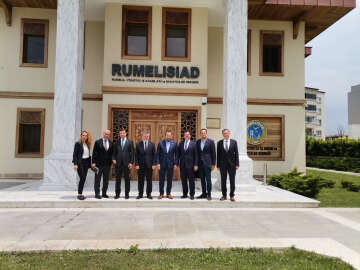 Bosna Hersek Büyükelçisi Adis Alagiç, RUMELİSİAD’ı ziyaret etti
