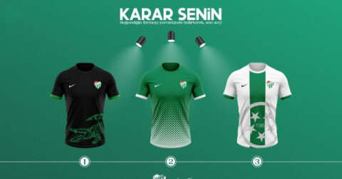 Bursaspor’un yeni sezon formalarını taraftar seçecek