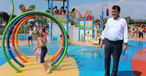 Su oyunları parkı bayramda ücretsiz