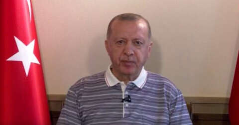 Cumhurbaşkanı Erdoğan, teşkilatlarla bayramlaşma etkinliğine canlı yayınla katıldı