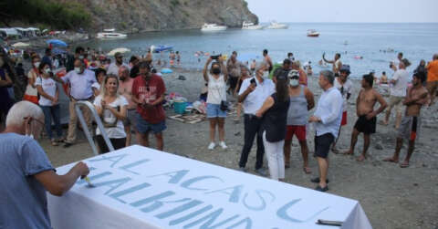 Antalya’da Alacasu Koyu eylemi