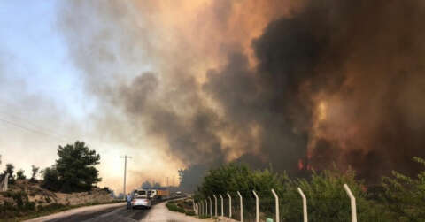 Antalya’daki orman yangını büyüyor