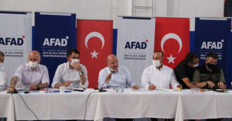 5 Bakan, yangınların son durumunu koordinasyon toplantısında ele alıyor