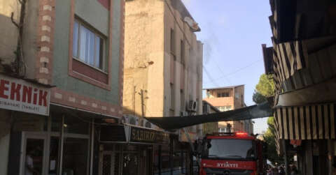 Alaşehir’de ev yangını korkuttu