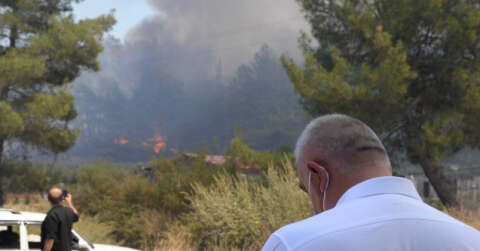 Bakan Ersoy, Marmaris’te yangın bölgesinde