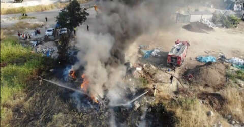 Büyükçekmece’de korkutan yangın