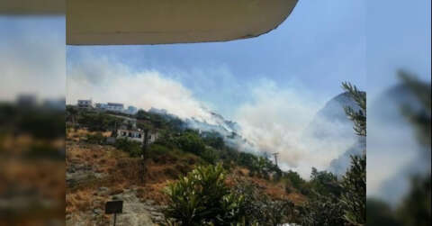 Hatay’da orman yangını: Alevler evlere sıçradı