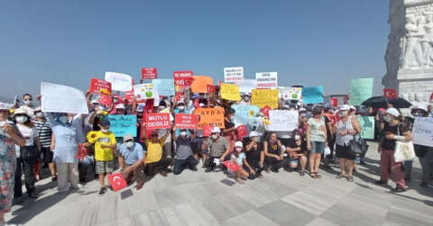 İzmirli depremzedelerden ’emsal artışı’ eylemi