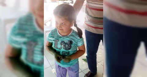 Küçük kız, kumbarasındaki biriktirdiği paraları afetzedelere gönderdi