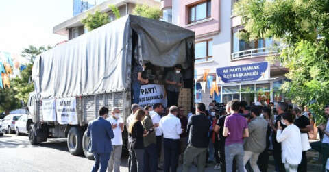 Mamak’tan Marmaris’e yardım tırı