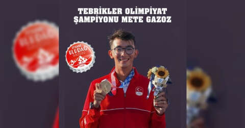 Uludağ Gazoz, şampiyon okçunun yanında