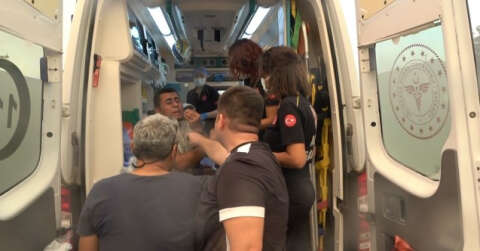 Yangından son anda kurtuldu, ambulans içerisindeki feryadı yürekleri dağladı