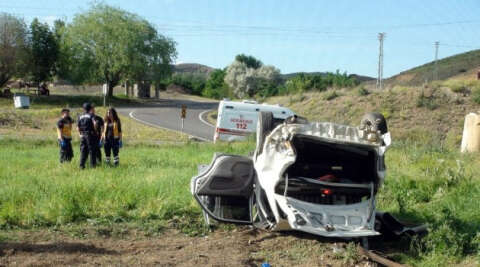 Yozgat’ta trafik kazası: 1 ölü, 2 yaralı