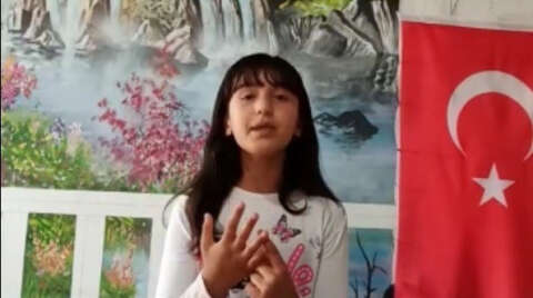 11 yaşındaki Suriyeli Fatma’dan Türkiye için dua