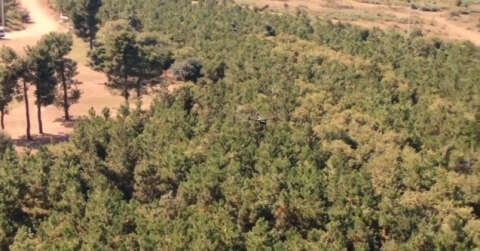 Kocaeli’de ormanlık alanlar drone ile denetleniyor