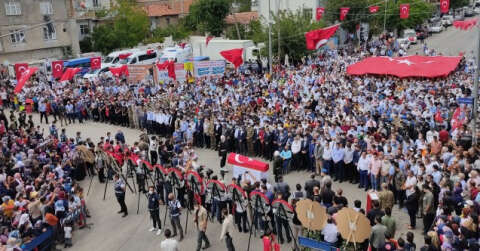Adıyaman şehidini uğurladı