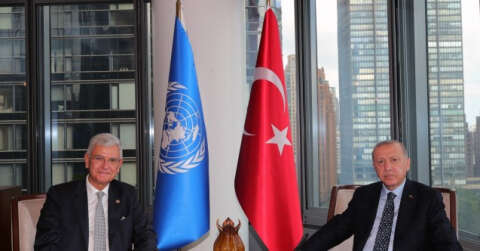 Cumhurbaşkanı Erdoğan, BM 75. Genel Kurulu Başkanı Bozkır’ı kabul etti