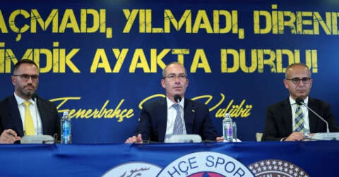 Fethi Pekin: ”Fenerbahçe, başından beri dimdik durduğu bu mücadelede haklı olduğunu kanıtlamıştır”