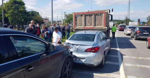 Samsun’da zincirleme trafik kazası