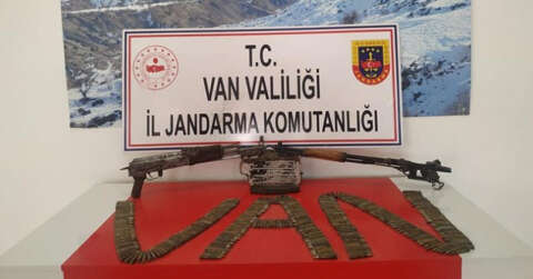 Başkale’de silah ve mühimmat ele geçirildi