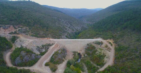 Karabük Aldeğirmen Barajı’nda çalışmalar aralıksız devam ediyor