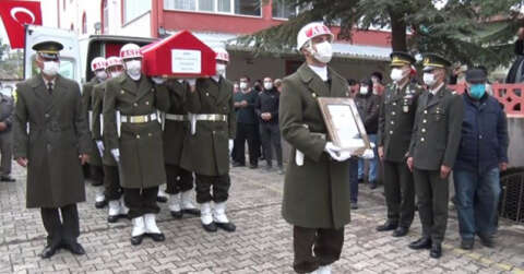 Samsunlu şehit Harun Çalışkan son yolculuğuna uğurlandı