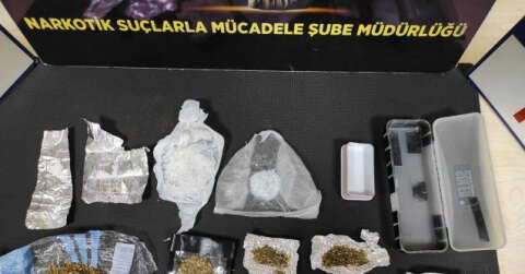 Şüphe üzerine durdurulan araçtan uyuşturucu çıktı