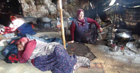 Müslüme’nin yaşadığı kıl çadırı anneanne ve babaanne bekliyor