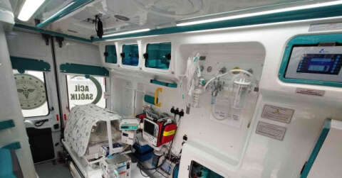 Sağlık Bakanlığının yenidoğan ve obez ambulansları her an göreve hazır