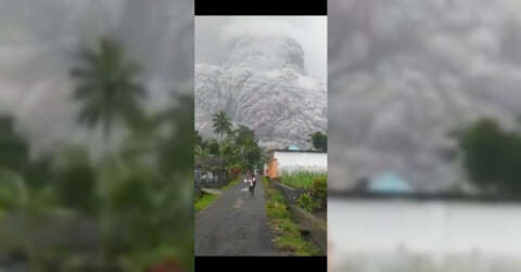 Endonezya’da Semeru Yanardağı’nda patlama