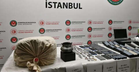 Sabiha Gökçen Havalimanı’nda operasyonlarda 3 milyon TL’lik ürün ele geçirildi